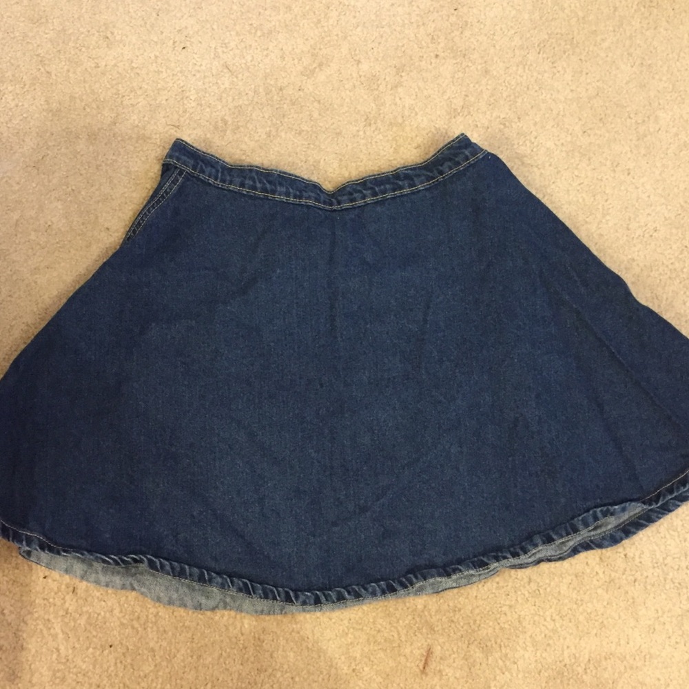 American Apparel denim circle Skirt